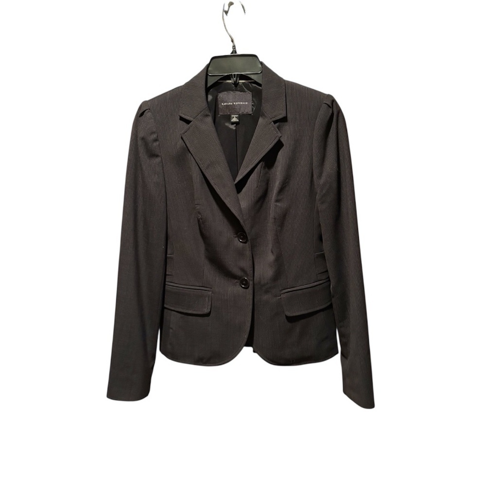 Banana Republic Women's Wool Blend Blazer in Navy Size 4